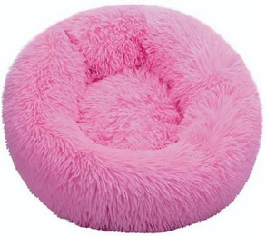 Produktbild von TPFLiving Tierkorb aus Baumwolle, flauschiges Hundekörbchen und Katzenkörbchen, rund