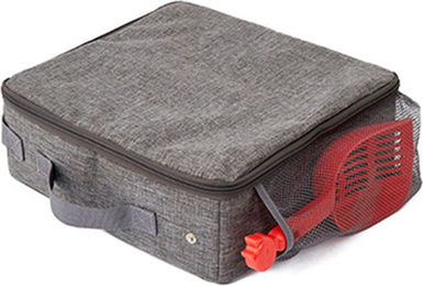 Produktbild von Tragbare Katzentoilette für Katzen im Auto faltbar