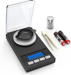 Produktbild von Tragbare Taschen-Digitalwaage, Präzisionswaage, professionelle digitale elektronische Waage, Waage, 0,001 g - 50 g, Waage, Waage,