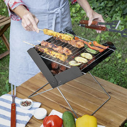 Produktbild von Tragbarer faltbarer Mini-Kohlegrill InnovaGoods Foldecue