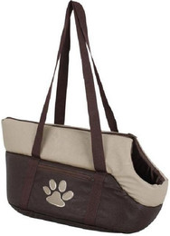 Produktbild von Tragetasche Classic-Deluxe Gr.S braun/weiß