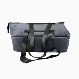 Produktbild von Tragetasche „Oskar“ für Hunde – Grau – Komfortabel, sicher & leicht