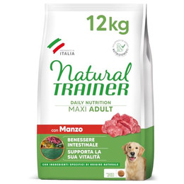 Produktbild von Trainer Natural Adult Maxi Hundefutter mit Rindfleisch und Reis - 12 kg
