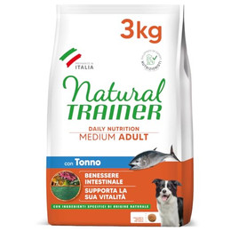 Produktbild von Trainer Natural Hundefutter Medium Adult mit Thunfisch - 3 kg