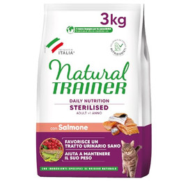 Produktbild von Trainer Natural Sterilised Adult mit Lachs und Erbsenfaser - 3000 g