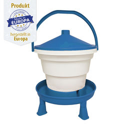 Produktbild von Tränke Eimer automatisch 20 Liter mit Fuß - Hühner Tränke