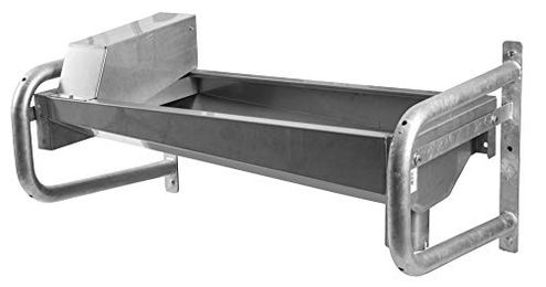 Tränke für den Hof mit Wandkonsole aus Edelstahl Kerbl 100 cm – Bild 1 von 4