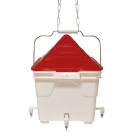 Tränkeeimer für Kaninchen / Nager mit Nippel - Tränke eckig - 8 Liter – Bild 1 von 8