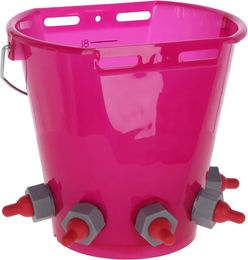 Produktbild von Transparenter Milchbehälter für Rinder / Lämmer mit 5 Saugern Kerbl