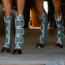 Produktbild von Transportgamaschen aus Recycling-Material Equithème Tyrex 600 D