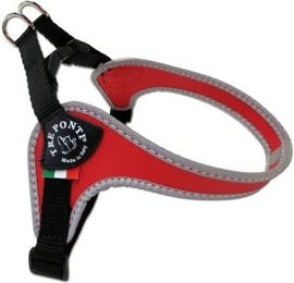 Produktbild von Tre Ponti Easy Fit Classic Hundegeschirr rot Größe 3.5