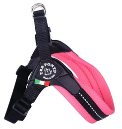Produktbild von Tre Ponti Easy Fit Soft Mesh Hundegeschirr Sorbetto mit verstellbarem Bauchgurt