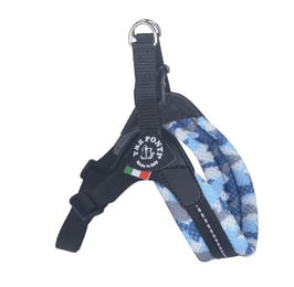 Produktbild von Tre Ponti RR200 Easy Fit Soft Mesh Hundegeschirr Camouflage Blau