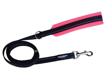 Produktbild von Tre Ponti Serie TF360 Leine ECONOMIC Mesh mit reflektierender Naht und Handgriff Mesh rosa