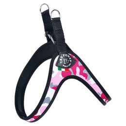 Produktbild von Tre Ponti TF210 Easy Fit Camouflage Hundegeschirr pink-camouflage