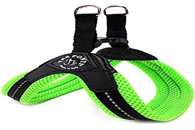 Produktbild von Tre Ponti TF220 Easy Fit Soft Mesh Geschirr mit Click-Verschluss grün Größe 4