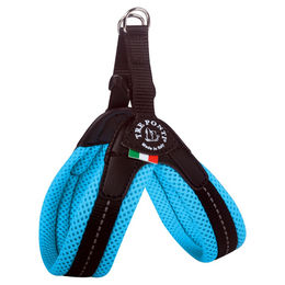 Produktbild von Tre Ponti TP220 Easy Fit Soft Mesh Hundegeschirr hellblau Größe 3½