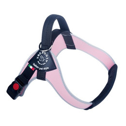 Produktbild von Tre Ponti TP845 Brio Hundegeschirr mit reflektierendem Rand rosa Größe M
