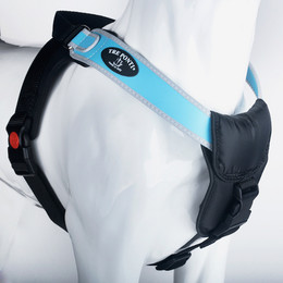 Produktbild von Tre Ponti TP885 Potenza Hundegeschirr hellblau Größe M