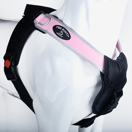 Produktbild von Tre Ponti TP885 Potenza Hundegeschirr mit reflektierendem Rand rosa Größe M