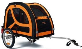 Produktbild von TrendPet DogBus M gefederter Fahrradanhänger aus Aluminium für Hunde