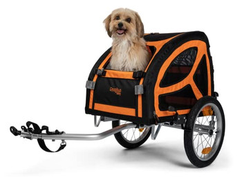 Produktbild von TrendPet DogBus S Gefederter Aluminium Fahrradanhänger für Hunde