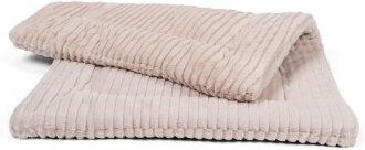 TrendPet Harmony gefütterte Hundedecke und Katzendecke 130x90cm creme - 130 cm – Bild 1 von 8