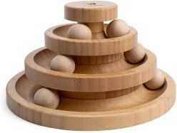 TrendPet Tier-Beschäftigungsspielzeug Minka Orbit Bambus Katzenspielzeug, Robustes Spielzeug aus Bambus – Bild 1 von 5