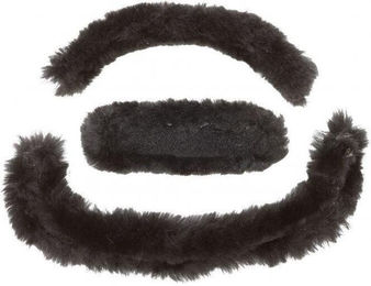 Produktbild von Trensenhülle aus Lammfell Kavalkade Ivy lambskin