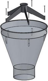 Produktbild von Trichter für spätere Montage für Maxi Pan Kerbl