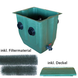 Produktbild von Tripond Modulfilter grün kompl. mit Füllpaket Filterbürsten