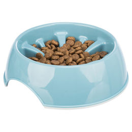 TRIXIE Antischlingnapf Slow Feeding Kunststoffnapf - 0,8 l – Bild 1 von 9