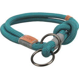 Produktbild von Trixie BE NORDIC Zug-Stopp-Halsband petrol/hellgrau Größe M - 45 cm