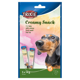 Produktbild von Trixie Creamy Snack Huhn Hundeleckerli - 5 x 14 g