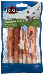 Trixie Denta Fun Chicken Chewing Rolls - 17 cm - 3 x 140 g – Bild 1 von 5