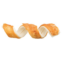 Produktbild von Trixie Denta Fun Hühnerbrust Chewing Curl - 50 x 35 g