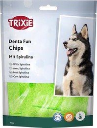 Produktbild von Trixie Denta Fun Kauchips Spirulina - 6 x 100 g