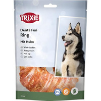 Produktbild von Trixie Denta Fun Kauring mit Huhn - 6 x 110 g