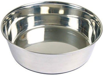 TRIXIE Edelstahlschüssel mit Gummiboden 1,7 l - 1,7 l – Bild 1 von 4