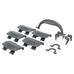 Produktbild von Trixie Ersatz-Griff und Ersatz-Klammern/-Verschlüsse dunkelgrau für Transportbox Capri 1-3