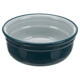 Produktbild von Trixie Ersatz-Keramiknapf petrol/hellblau für Napf-Set Eat on Feet