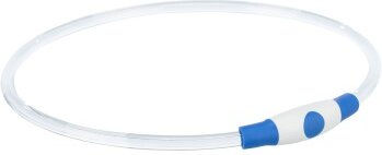 TRIXIE Flash Leuchtring USB Blau S/M - 40 cm – Bild 1 von 3
