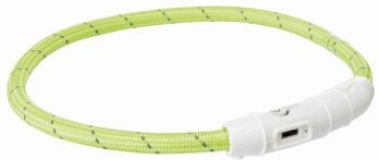 Trixie Flash Leuchtring USB M-L 45 cm grün - 45 cm – Bild 1 von 7