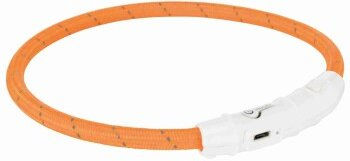 TRIXIE Flash Leuchtring USB Orange XS-S - 1 Stk. – Bild 1 von 4
