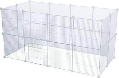 Produktbild von TRIXIE Freigehege Indoor Freilaufgehege weiß