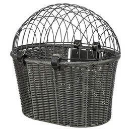 Produktbild von Trixie Front-Fahrradkorb aus Polyrattan für Hunde bis 5 kg - 1 Stk.