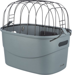 Produktbild von Trixie Front-Fahrradkorb grau