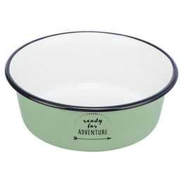 TRIXIE Futternapf aus Emaille und Edelstahl grün - 0,3 l – Bild 1 von 5