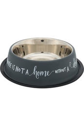 Produktbild von TRIXIE Futternapf Edelstahlnapf grau - 0,9 l