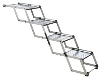 Produktbild von Trixie Haustiertreppe 4-stufig faltbar Aluminium